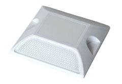 雙白全塑突起路標