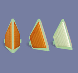 蓄能自發(fā)光附著式梯形輪廓標(biāo)（塑料支架）